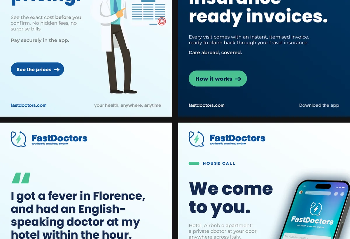 Contenuti social FastDoctors
